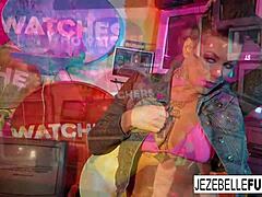 裸体女同性恋:Jezebelle和Leyas感性的女同性恋遭遇