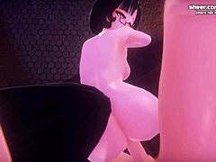 成熟的Hentai视频,特色是一个有着大屁股的淫荡少女被肛交内射