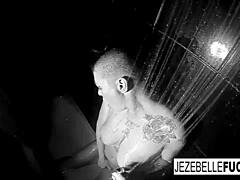 Jezebelle Bond's steamy shower session