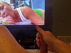 Big-titted MILF pleasures herself to porn video 254